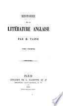 Histoire de la littérature anglaise