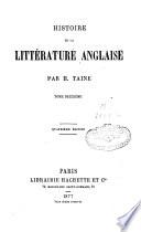 Histoire de la littérature anglaise