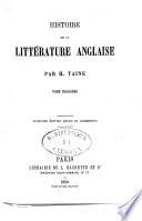 Histoire de la littérature anglaise