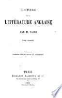 Histoire de la littérature anglaise