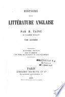 Histoire de la littérature anglaise