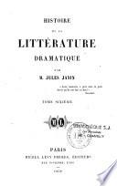 Histoire de la littérature dramatique