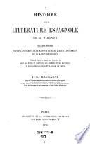 Histoire de la litterature espagnole