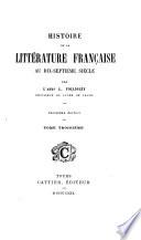 Histoire de la littérature française au dix-septième siècle
