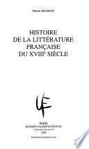 Histoire de la littérature française du XVIIIe siècle