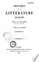 Histoire de la littérature française