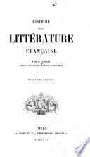 Histoire de la littérature française