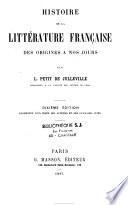 Histoire de la littérature française