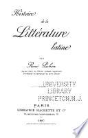 Histoire de la littérature latine