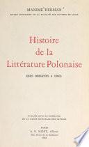 Histoire de la littérature polonaise
