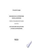 Histoire de la littérature pour la jeunesse (Québec et francophonies du Canada)