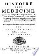 Histoire de la medecine