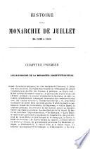 Histoire de la Monarachiede Juillet