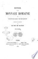 Histoire de la monnaie romaine par Théodore Mommsen