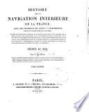 Histoire de la navigation intérieure de la France