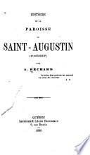 Histoire de la paroisse de Saint-Augustin (Portneuf)