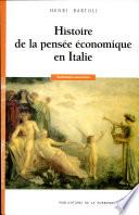 Histoire de la pensée économique en Italie