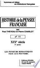 Histoire de la pensée française
