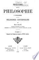 Histoire de la philosophie: Depuis les origines jusqu'au VXII siècle
