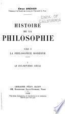 Histoire de la philosophie