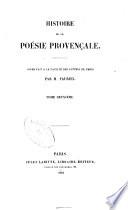 Histoire de la po B esie proven P cale cours fait a la Facult B e des Lettres de Paris
