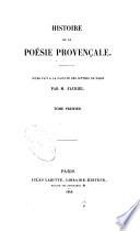 Histoire de la po B esie proven P cale cours fait a la Facult B e des Lettres de Paris