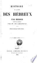 Histoire de la poésie des Hébreux