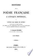 Histoire de la poésie française à l'époque impériale