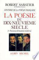 Histoire de la poésie française du XIXè - tome 2