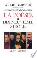 Histoire de la poésie française - Poésie du XIXe siècle -