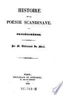 Histoire de la poésie scandinave