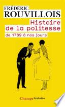 Histoire de la politesse de 1789 à nos jours