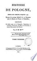 Histoire de la Pologne, jusqu'en 1795, par F.-M. M***.