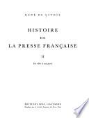 Histoire de la presse française