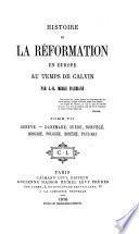 Histoire de la Réformation en Europe au temps de Calvin