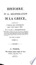 Histoire de la régénération de la Grèce