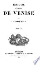 Histoire de la Republique de Venise
