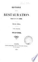 Histoire de la Restauration