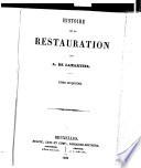 Histoire de la restauration