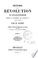 Histoire de la revolution d'Angleterre depuis l'avenement de Charles 1. jusqu'a sa mort
