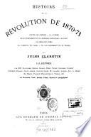 Histoire de la Révolution de 1870 - 71