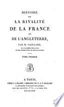Histoire de la rivalité de la France et de l'Angleterre