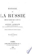 Histoire de la Russie depuis les origines jusqu'à l'année 1884