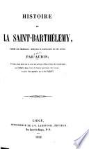 Histoire de la Saint- Barthélemy