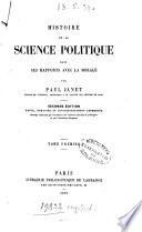 Histoire de la science politique dans ses rapports avec la morale