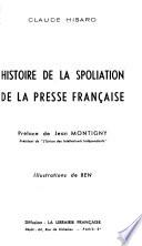 Histoire de la spoliation de la presse française
