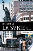 Histoire de la Syrie XIX-XXIe siècle