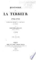 Histoire de la terreur, 1792-1794