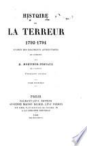 Histoire de la Terreur, 1792-1794