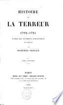 Histoire de la Terreur, 1792-1794